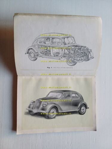 Lancia Ardea 1940 manuale uso manutenzione originale italiano