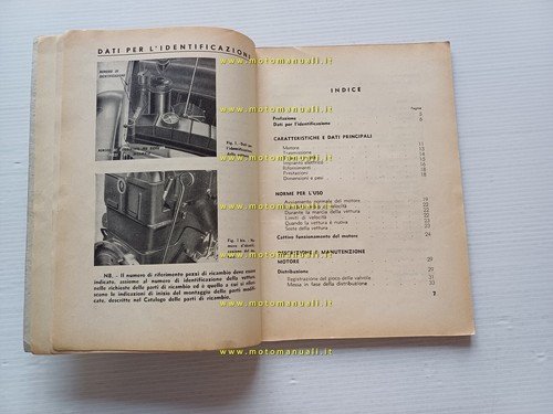 Lancia Ardea 4a Serie 1951 manuale uso manutenzione libretto istruzioni …