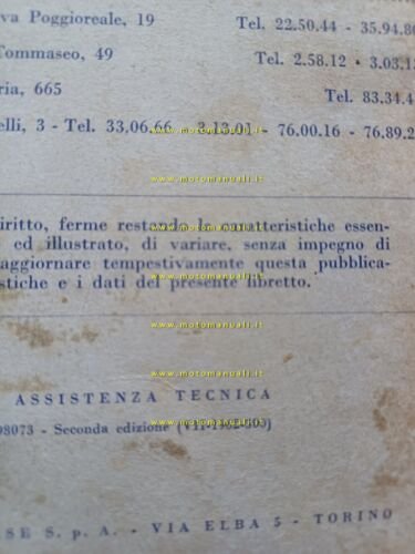 Lancia Autocarri Militari TL 51 - CL 51 1962 manuale …