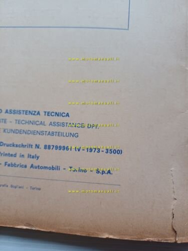 Lancia Beta 1972 - 1973 2 cataloghi attrezzi speciali per …