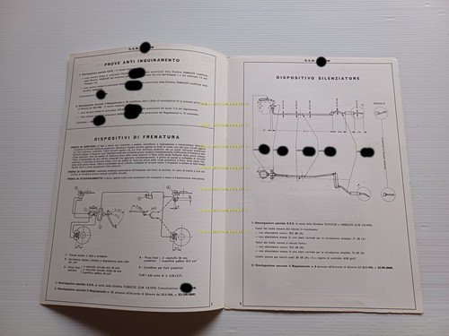 Lancia Beta 2.0 Spider 1975 scheda omologazione DGM Motorizzazione Facsimile
