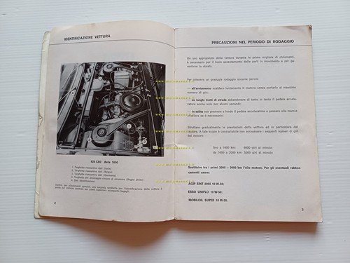 Lancia Beta berlina 1300 1600 2000 1975 manuale uso manutenzione …