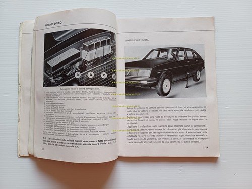 Lancia Beta berlina 1300 1600 2000 1975 manuale uso manutenzione …