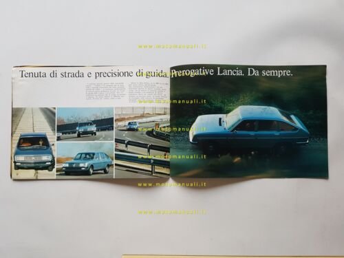 Lancia Beta Berlina 2a Serie 1975 depliant originale