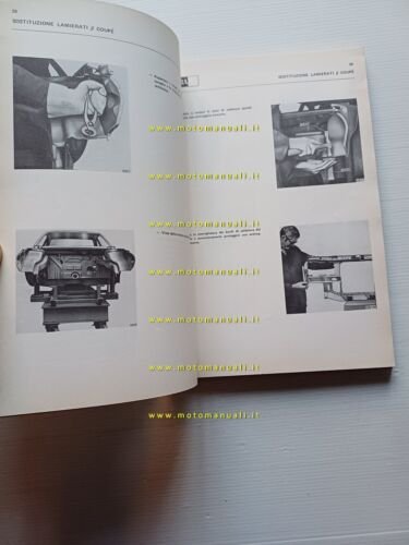 Lancia Beta Coup 1976 manuale officina riparazione carrozzeria originale