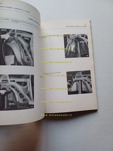 Lancia Beta Coup 1976 manuale officina riparazione carrozzeria originale