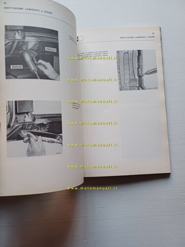 Lancia Beta Coup 1976 manuale officina riparazione carrozzeria originale
