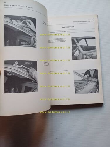 Lancia Beta Coup 1976 manuale officina riparazione carrozzeria originale