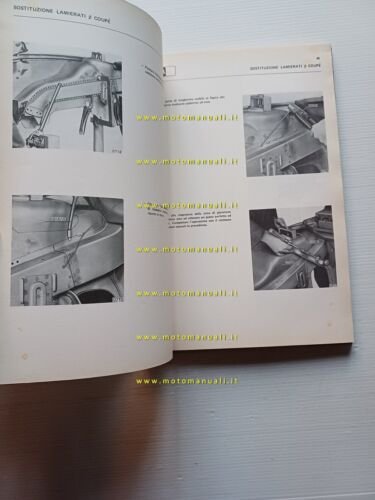 Lancia Beta Coup 1976 manuale officina riparazione carrozzeria originale
