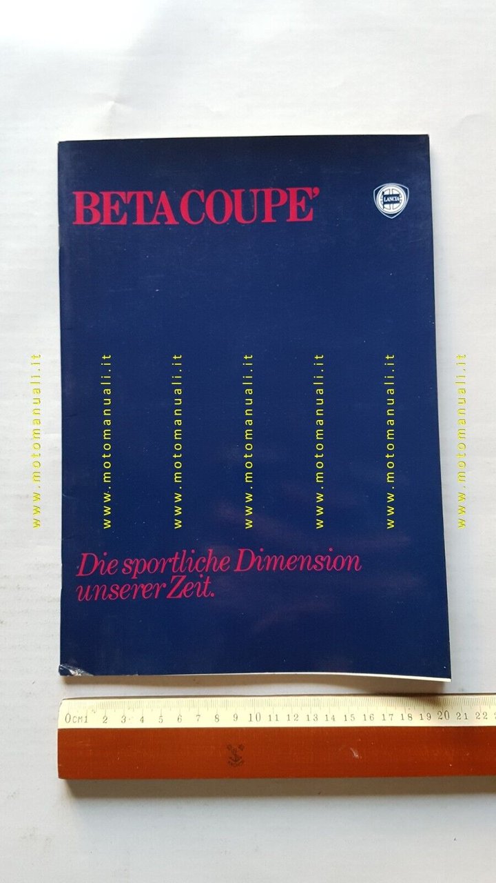 Lancia Beta coupè 1.3 1.6 2.0 depliant TEDESCO originale Deutsch