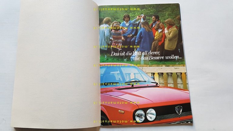 Lancia Beta coupè 1.3 1.6 2.0 depliant TEDESCO originale Deutsch