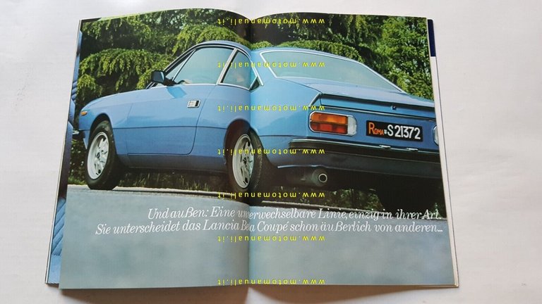 Lancia Beta coupè 1.3 1.6 2.0 depliant TEDESCO originale Deutsch