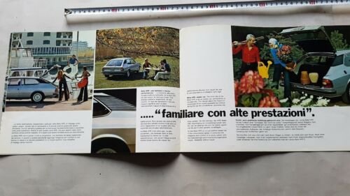 Lancia Beta HPE 1976 depliant originale italiano auto brochure