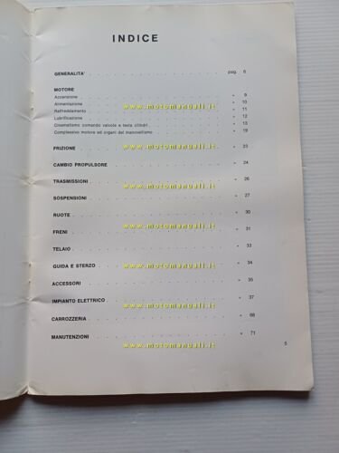 Lancia Beta Spider-Coup-HPE manuale officina caratt. tecniche dati riparazioni