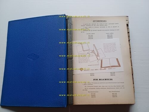 Lancia catalogo attrezzi speciali per officina 1971 auto-autocarri originale