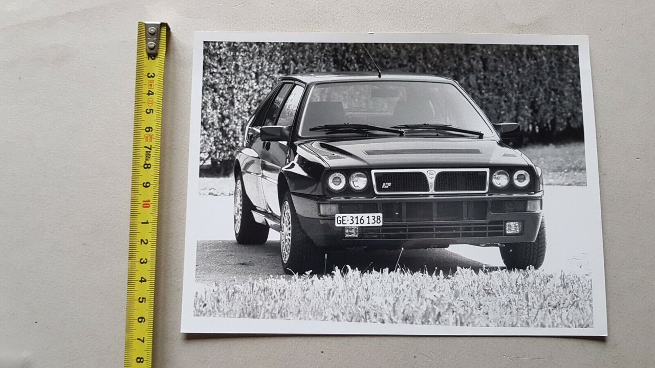 Lancia Delta HF Integrale 1992 foto originale da cartella stampa …