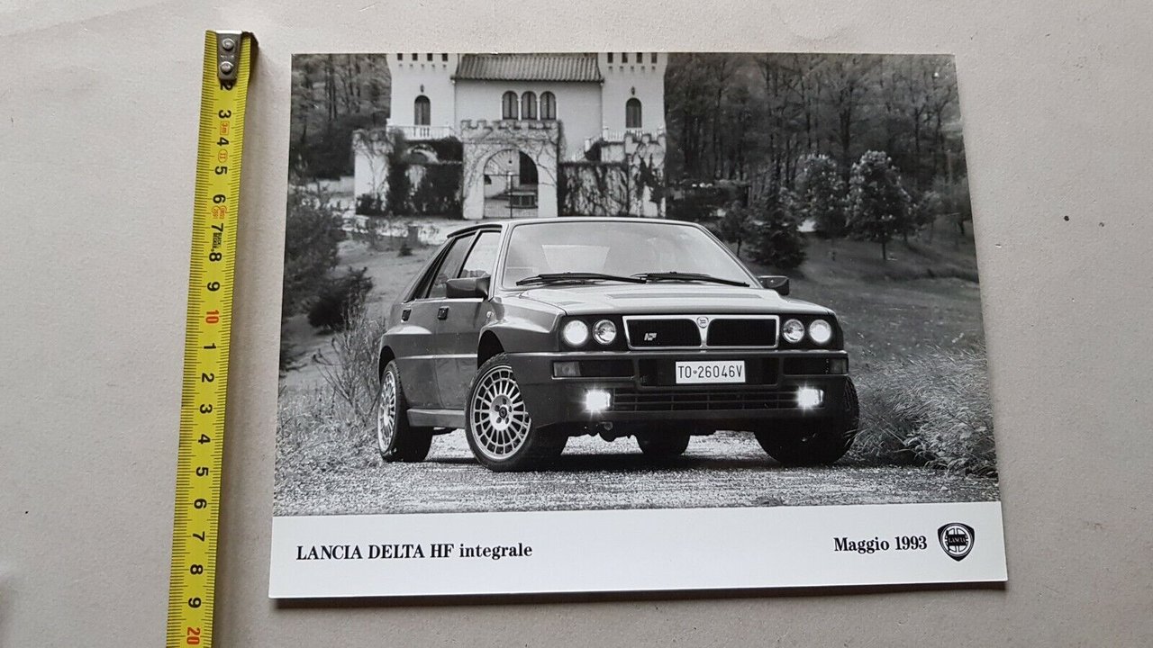 Lancia Delta HF Integrale 1993 foto originale da cartella stampa …