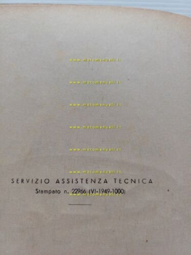 Lancia Esatau autocarro 1949 manuale uso manuatenzione libretto originale