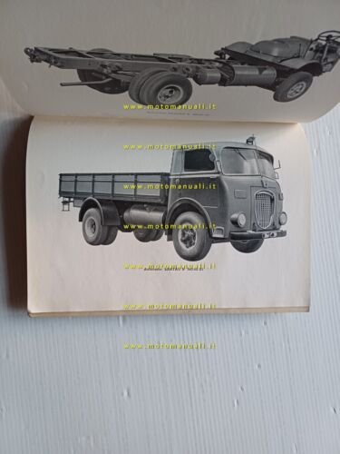 Lancia Esatau B 1960 autocarro manuale uso manutenzione libretto originale