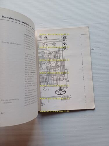 Lancia Esatau B 1960 autocarro manuale uso manutenzione libretto originale