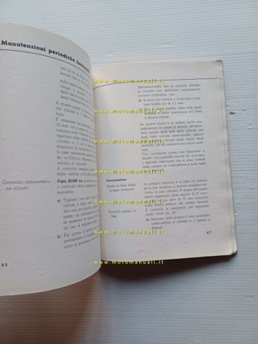 Lancia Esatau B 1960 autocarro manuale uso manutenzione libretto originale