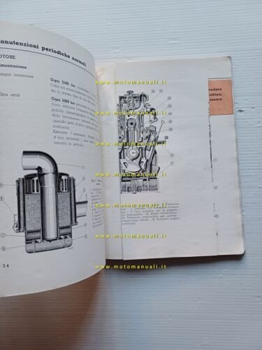 Lancia Esatau B 1960 autocarro manuale uso manutenzione libretto originale
