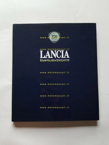 Lancia Filosofia dell'Innovazione 1992 depliant originale italiano auto brochure