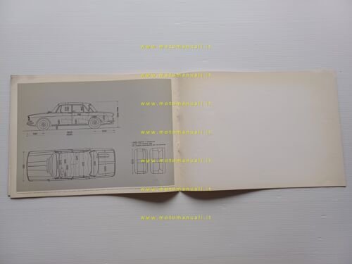 Lancia Flavia 1.5 - 1.8 - 1.8 Iniezione 1967 depliant …