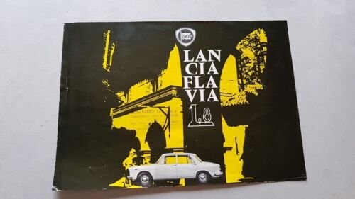 Lancia Flavia 1.8 1964 depliant originale brochure auto