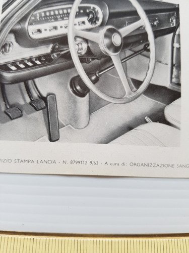 Lancia Flavia 1.8 Coupè 1963 depliant originale italiano