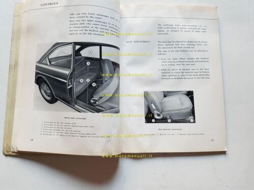 Lancia Flavia 2000 Coupè 1a serie 1969 manuale uso manutenzione …