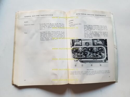 Lancia Flavia 2000 Coupè 1a serie 1969 manuale uso manutenzione …