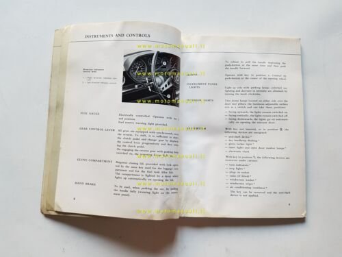 Lancia Flavia 2000 Coupè 1a serie 1969 manuale uso manutenzione …