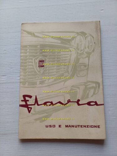 Lancia Flavia Berlina 1.5 1964 manuale uso manutenzione libretto originale
