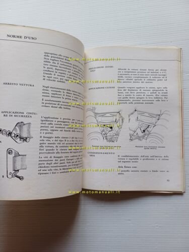Lancia Flavia Berlina 1.5 1964 manuale uso manutenzione libretto originale