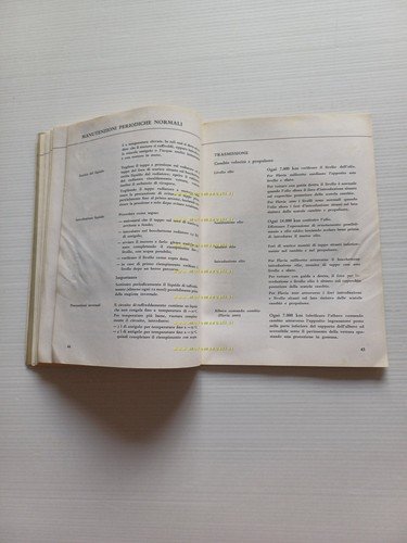Lancia Flavia Berlina 1.8 - 2.0 1970 manuale uso manutenzione …