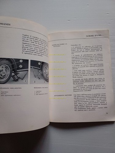 Lancia Flavia Berlina 1.8 - Iniezione 1969 manuale uso manutenzione …