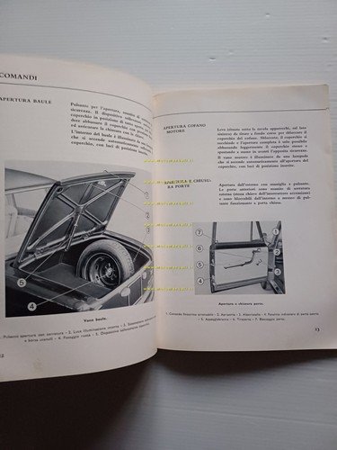 Lancia Flavia Berlina 1.8 - Iniezione 1969 manuale uso manutenzione …