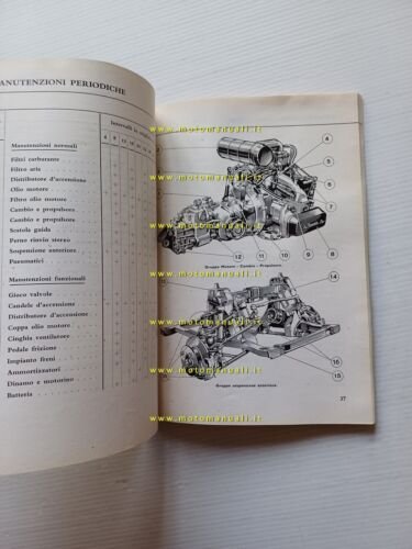 Lancia Flavia Berlina 1.8 1966 manuale uso manutenzione libretto originale