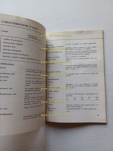 Lancia Flavia Berlina 1.8 1966 manuale uso manutenzione libretto originale