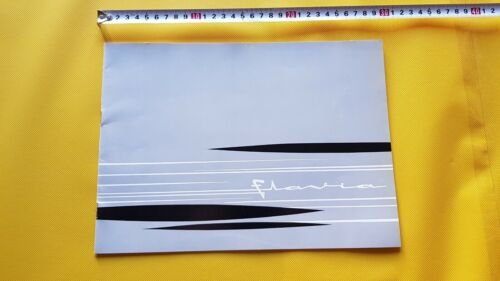 Lancia Flavia Berlina 1961 depliant originale auto TESTO FRANCESE brochure