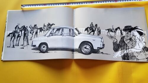 Lancia Flavia Berlina 1961 depliant originale auto TESTO FRANCESE brochure