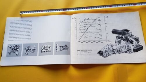 Lancia Flavia Berlina 1961 depliant originale auto TESTO FRANCESE brochure