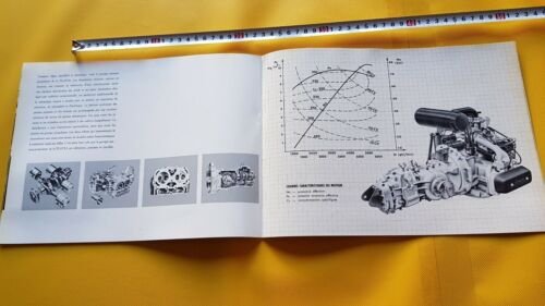 Lancia Flavia Berlina 1961 depliant originale auto TESTO FRANCESE brochure