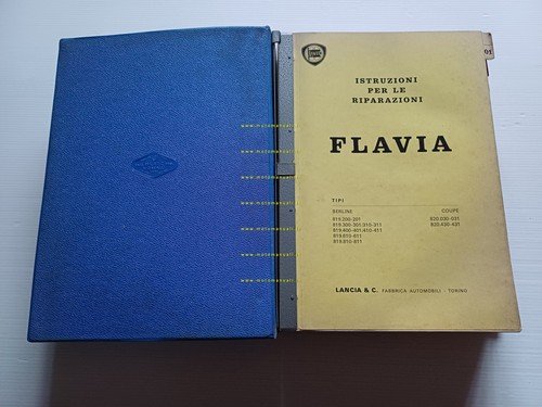 Lancia Flavia Berlina-Coupè 1970 manuale officina riparazione italiano originale