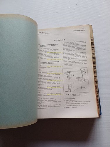 Lancia Flavia Berlina-Coupè 1970 manuale officina riparazione italiano originale