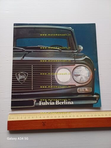Lancia Fulvia 1.3 berlina 1971 depliant originale multilingua