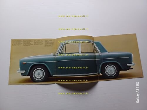 Lancia Fulvia 1.3 berlina 1971 depliant originale multilingua