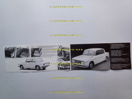 Lancia Fulvia berlina 1969 depliant ITALIANO originale