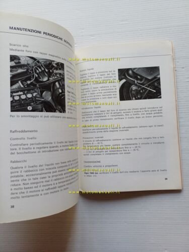 Lancia Fulvia Berlina 2a Serie 1971 manuale uso manutenzione libretto …